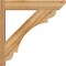 Ekena Millwork Olympic Slat Rough Sawn Outlooker, Western Red Cedar, 6"W x 28"D x 28"H OUT06X28X28OLY06RWR - alternate 3